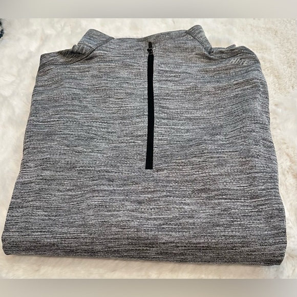 Mens Hi-Tec Performance Pullover 1/4 Zip Dri-Tec Size: Large, Navy Blue - Picture 4 of 4